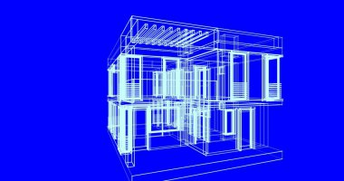 çizgili mimari duvar kağıdı, dijital arkaplan