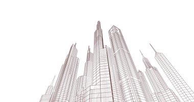 soyut mimari duvar kağıdı, dijital arkaplan