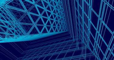 soyut mimari duvar kağıdı, dijital arkaplan