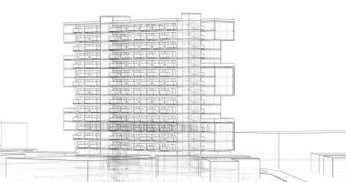 soyut mimari duvar kağıdı, dijital arkaplan