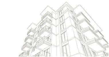 çizgili mimari duvar kağıdı, dijital arkaplan