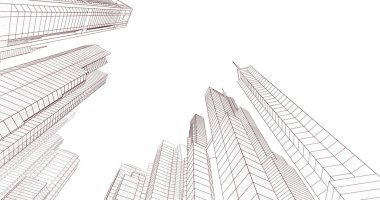 soyut mimari duvar kağıdı, dijital arkaplan