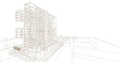 soyut mimari duvar kağıdı, dijital arkaplan