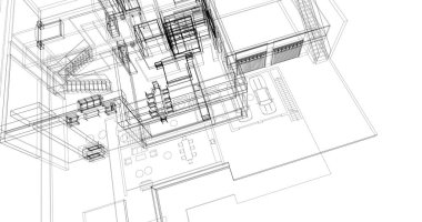 soyut mimari duvar kağıdı, dijital arkaplan