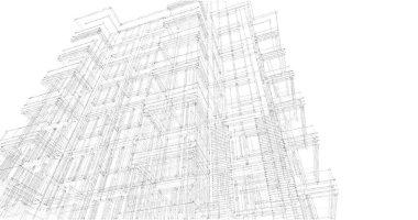 soyut mimari duvar kağıdı, dijital arkaplan