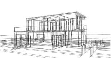 soyut mimari duvar kağıdı, dijital arkaplan