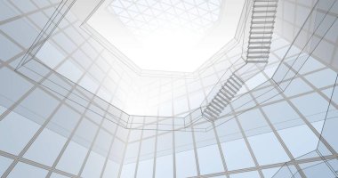 soyut mimari duvar kağıdı konsepti, dijital arkaplan