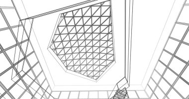 soyut mimari duvar kağıdı, dijital arkaplan