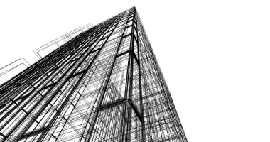 soyut mimari duvar kağıdı, dijital arkaplan