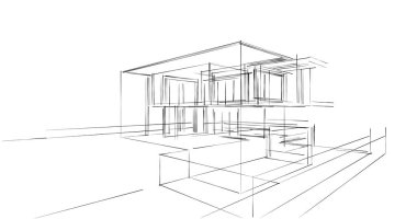 soyut mimari duvar kağıdı, dijital arkaplan