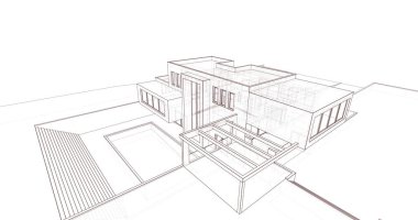 çizgili mimari duvar kağıdı, dijital arkaplan