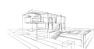 soyut mimari duvar kağıdı, dijital arkaplan