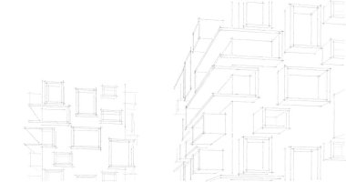 soyut mimari duvar kağıdı, dijital arkaplan