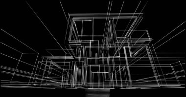 soyut mimari duvar kağıdı, dijital arkaplan