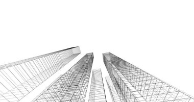 soyut mimari duvar kağıdı, dijital arkaplan