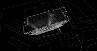 soyut mimari duvar kağıdı, dijital arkaplan
