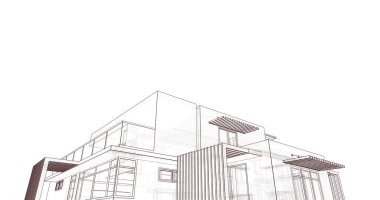 çizgili mimari duvar kağıdı, dijital arkaplan