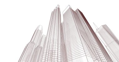 soyut mimari duvar kağıdı, dijital arkaplan