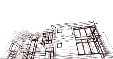 çizgili mimari duvar kağıdı, dijital arkaplan