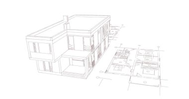 çizgili mimari duvar kağıdı, dijital arkaplan