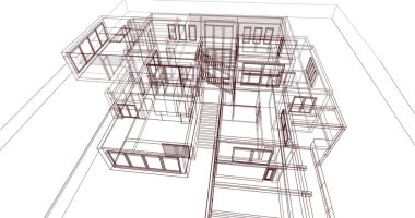 çizgili mimari duvar kağıdı, dijital arkaplan