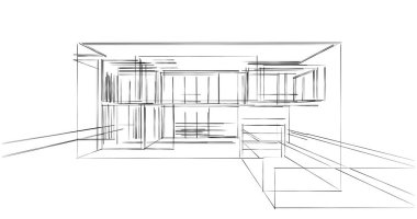 soyut mimari duvar kağıdı, dijital arkaplan