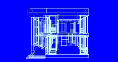 çizgili mimari duvar kağıdı, dijital arkaplan