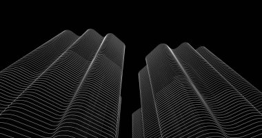 soyut mimari duvar kağıdı, dijital arkaplan