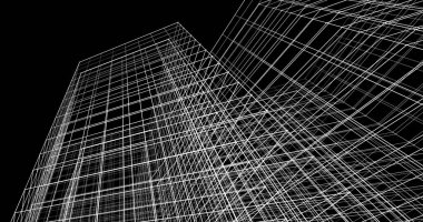 soyut mimari duvar kağıdı, dijital arkaplan