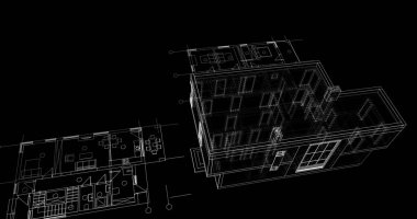 çizgili mimari duvar kağıdı, dijital arkaplan