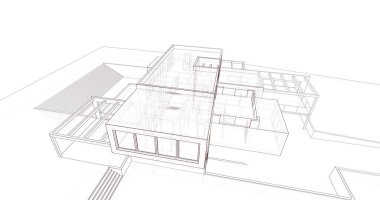 çizgili mimari duvar kağıdı, dijital arkaplan