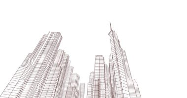 soyut mimari duvar kağıdı, dijital arkaplan