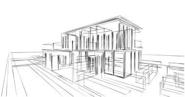 soyut mimari duvar kağıdı, dijital arkaplan