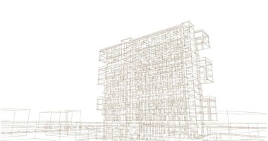 soyut mimari duvar kağıdı, dijital arkaplan