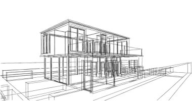 soyut mimari duvar kağıdı, dijital arkaplan