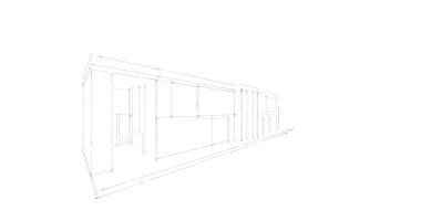 çizgili mimari duvar kağıdı, dijital arkaplan