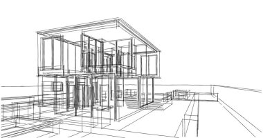 soyut mimari duvar kağıdı, dijital arkaplan