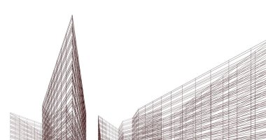 soyut mimari duvar kağıdı, dijital arkaplan