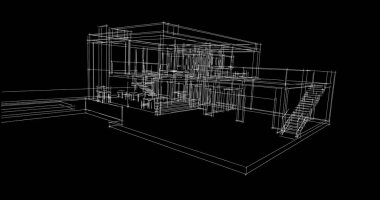 çizgili mimari duvar kağıdı, dijital arkaplan