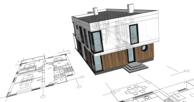 çizgili mimari duvar kağıdı, dijital arkaplan