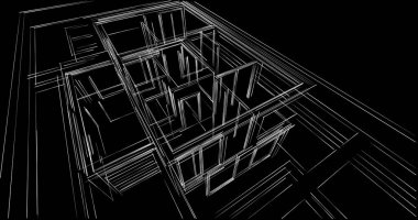 soyut mimari duvar kağıdı, dijital arkaplan