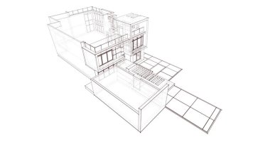 çizgili mimari duvar kağıdı, dijital arkaplan
