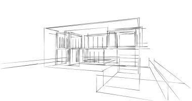 soyut mimari duvar kağıdı, dijital arkaplan