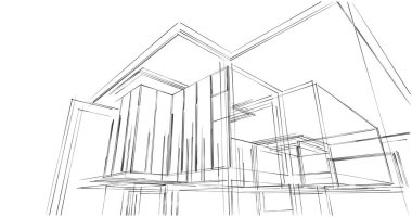 soyut mimari duvar kağıdı, dijital arkaplan