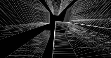 soyut mimari duvar kağıdı, dijital arkaplan