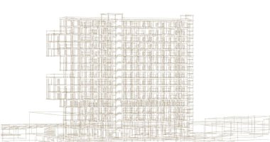 soyut mimari duvar kağıdı, dijital arkaplan