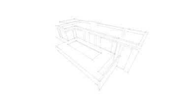 çizgili mimari duvar kağıdı, dijital arkaplan