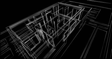 soyut mimari duvar kağıdı, dijital arkaplan