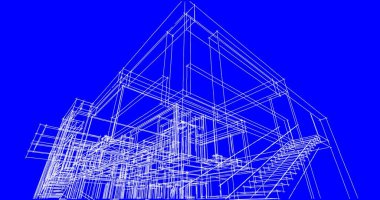 çizgili mimari duvar kağıdı, dijital arkaplan