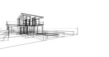 soyut mimari duvar kağıdı, dijital arkaplan